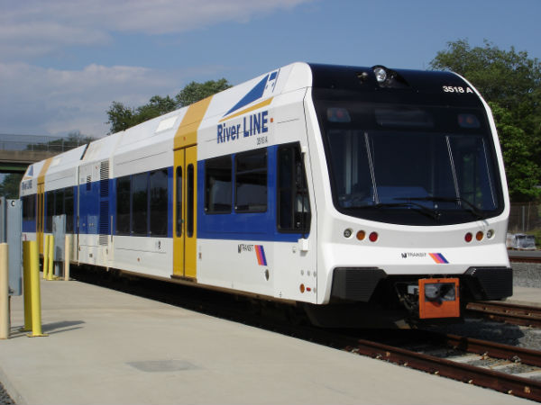 Automoteur de la River Line (Source : domaine public)
